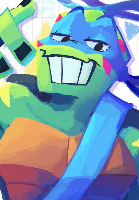 Leo Fanart, Rottmnt Fanart, Leo Rottmnt, Tmnt Wallpaper, Tmnt Characters, Leonardo Tmnt, Ninja Turtles Funny, Teenage Mutant Ninja Turtles Artwork, Teenage Mutant Ninja Turtles Art