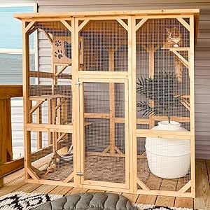 Catio For Cats, Catio Enclosure, Cat Hideout, Cat House Indoor, Cat Area, Wooden Cat House, Multiple Cats, Cat Patio, Cat Friends