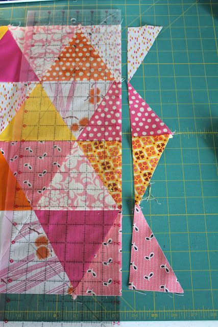 Tutorial: 60 Degree Angle Triangles (Frozen Knickers) Triangle Hexies Quilt Pattern, Equilateral Triangle Quilt, Triangle Quilt Tutorials, Hexi Quilt, Quilt Triangles, Triangle Quilt Pattern, Equilateral Triangle, Patchwork Tutorial, Triangle Quilts