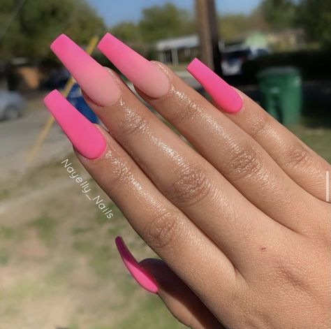 Dark Pink Nails, Pink Nail Art Designs, Emerald Nails, Cute Pink Nails, Long Nail Designs, Easy Nails, Pink Nail Art, Pink Nail Designs, Dark Nails