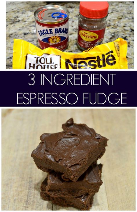 Coffee Fudge Recipes, Espresso Fudge, Best Chocolate Fudge Recipes, Coffee Fudge, Espresso Furniture, Great Snacks, Homemade Fudge Recipes, Espresso Recipes, Fudge Ingredients