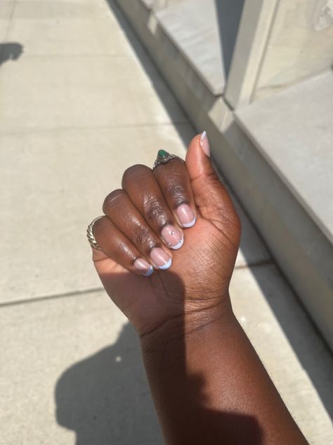 Blueberry Milk, French Manicure, Manicure, Milk, Nails