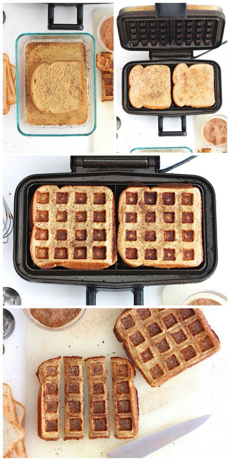 French Toast Waffle Sticks | The BakerMama Waffle Sticks, French Toast Waffles, Waffle Day, Waffle Iron Recipes, Waffle Maker Recipes, French Toast Sticks, S'mores, Waffle Iron, Waffle Recipes