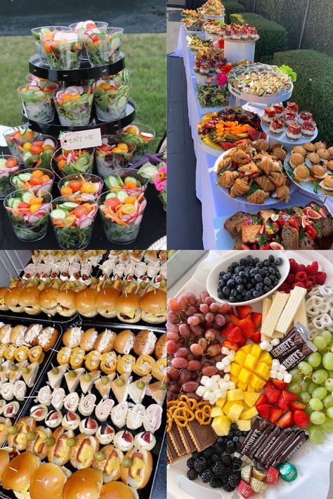 Cheap Platter Ideas, Sandwich Table Ideas Parties Food, Food Party Ideas Birthdays, Birthday Party Sandwich Ideas, Party Food Tray Ideas, Food Platters For Parties, Sweet 16 Food Ideas Appetizers, Sandwich Party Buffet, 70th Birthday Party Food Ideas