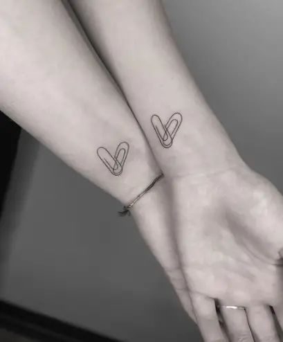 Matching Tattoos For Coworkers, Best Friend Tattoo Girl, Work Friends Tattoo, Matching Tattoos For Work Friends, Bestfriend Tattoo Girl Small, Friendship Tattoos For 6 Best Friends, Delicate Friendship Tattoo, Tatto For Best Friends Girl, Tattoo Ideas Female 3 Friends