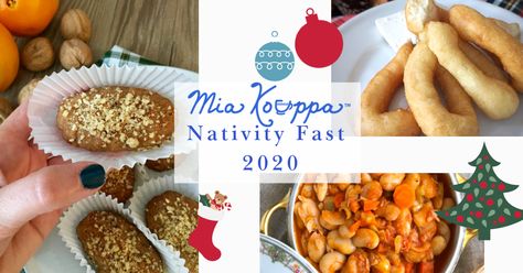 Orthodox Nativity, Orthodox Fasting, Greek Ideas, Greek Recipes Authentic, Fasting Recipes, Lenten Recipes, Chicken Pita, Greek Cooking, Free Meal Plans