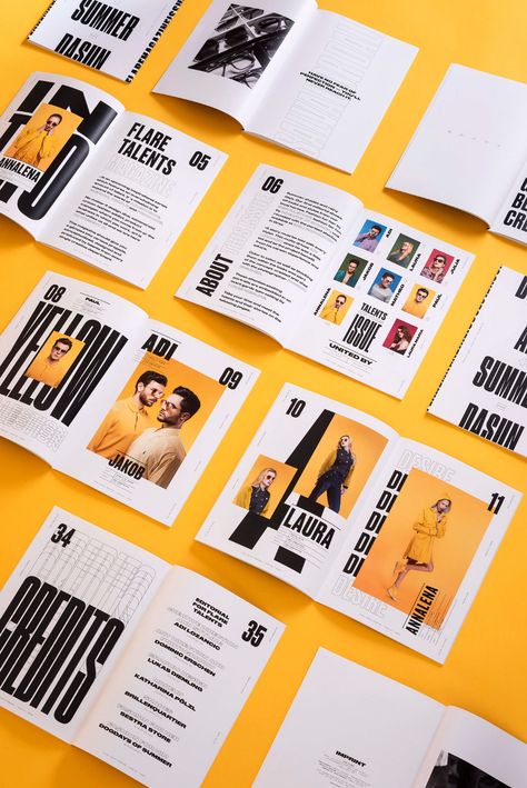 Flare Magazin — Issue 01 on Behance Editorial Magazine Design Layout, Gallery Layout Design, Art Gallery Brochure, Editorial Page Design, Creative Magazine Design, Magazine Design Ideas, Layout Editoriale, Art Gallery Branding, Design De Configuration