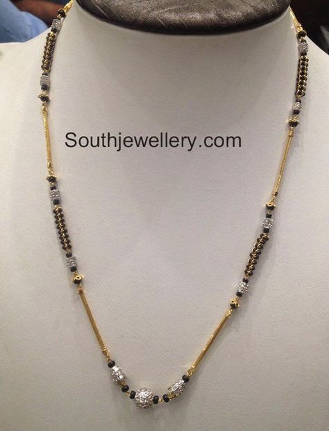 Black Beads Mangalsutra Chain Models Long Mangalsutra, Mangal Sutra, Mangalsutra Chain, Black Beads Mangalsutra, Black Beads Mangalsutra Design, Gold Mangalsutra Designs, Gold Chain Design, Gold Bridal Jewellery Sets, Gold Mangalsutra