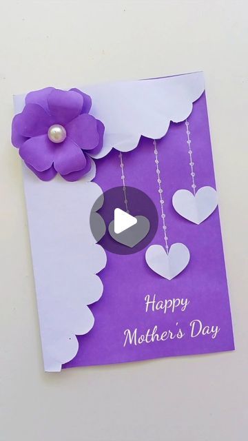 Mothers Day Greeting Cards Handmade, Mother’s Day Card Easy, How To Make A Cute Mother’s Day Card, Mother’s Day Card Origami, Mother’s Day Cards Handmade Notes, Happy Mother’s Day Greeting Card, Mothersday Cards, Mother's Day Greeting Cards, Happy Mothers Day