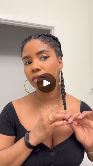 "2 Cornrows - a.k.a my go-to hairstyle when I don't feel like styling."

#cornrows #cornrowbraids #cornrowstyles #hairstyles 

Video: (@syeda_bombom)! | By Fashion Police NigeriaFacebook Fast Cornrow Hairstyles, Styling Cornrows, 2 Cornrows, 2 Cornrow Braids, Corn Rows, Cornrows Styles, Cornrows Braids, Cornrow, Rice Recipes