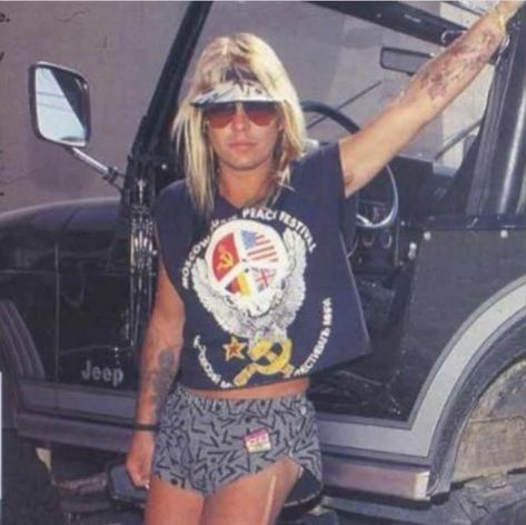 80s Rockstar, Rockstar Style, Vince Neil, 80s Hair Bands, Hair Metal, Motley Crüe, Nikki Sixx, Glam Metal, Jeep Girl