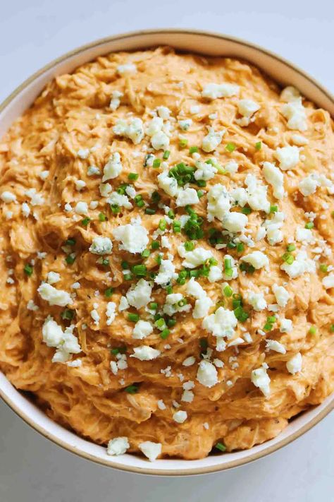 Crockpot Buffalo Chicken Dip  - Grilled Cheese Social Chicken Dip In Crockpot, Dip In Crockpot, Vegetarian Buffalo Dip, Vegetarian Buffalo, Crockpot Buffalo Chicken Dip, Buffalo Chicken Dip Crock Pot, Crockpot Buffalo Chicken, Easy Salad Dressing Recipes, Buffalo Chicken Dip Easy