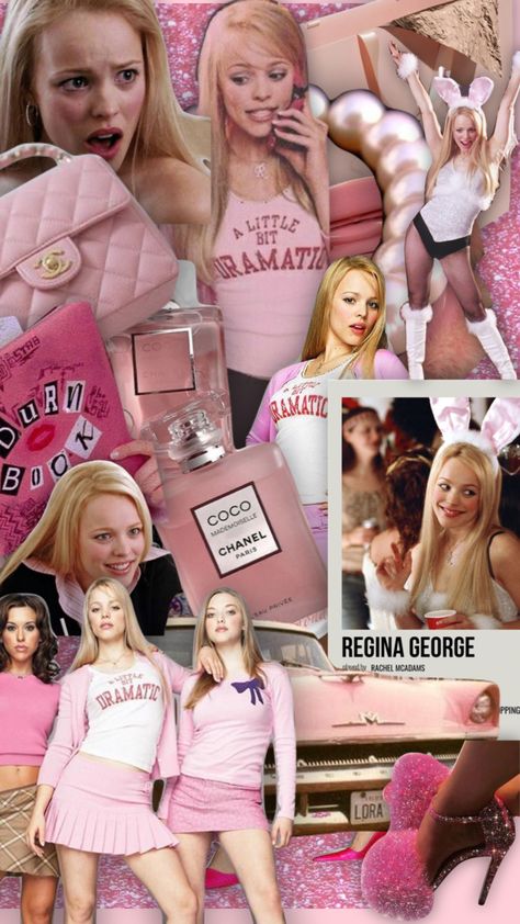 Iconic Pink Outfits, Regina George Fashion, Regina George Wallpaper, Regina George Icon, Regina George Halloween Costume, Regina George Outfit, Regina George Halloween, Regina George Aesthetic, Mean Girls Christmas