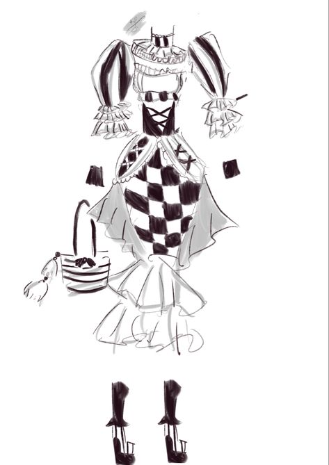 chess dress i designed! (inspired by chess pfc haha) Chess Inspired Fashion, Chess Character Design, Chess Clothes, Chess Dress, Chess Fashion, Chess Queen, Queen Outfit, White Queen, Character Ideas