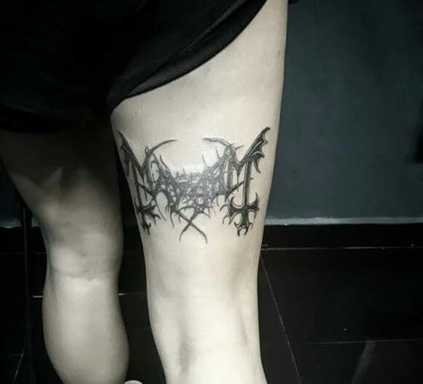 Burzum Tattoo, Black Metal Tattoo Ideas, Matching Emo Tattoos, Metal Head Tattoos, Metalcore Tattoo, Metal Tattoo Ideas, Metalhead Tattoos, Mayhem Tattoo, Black Metal Tattoo