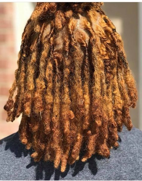 Bronze Locs Black Women, Highlights In Locs, Golden Locs Black Women, Locs With Brown Highlights, Brown Dreadlocks Black Women, Woman Locs, Afro Hair Woman, Dread Head, Beautiful Dreadlocks