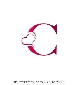 Chris Name Tattoo Design, Letter C Font Design, C Tatoos Letter, Letter C With Heart, C Letter Tattoo Design, C Tattoo Initial, C Letter Tattoo, Letter C Tattoo Ideas, C Initial Tattoo