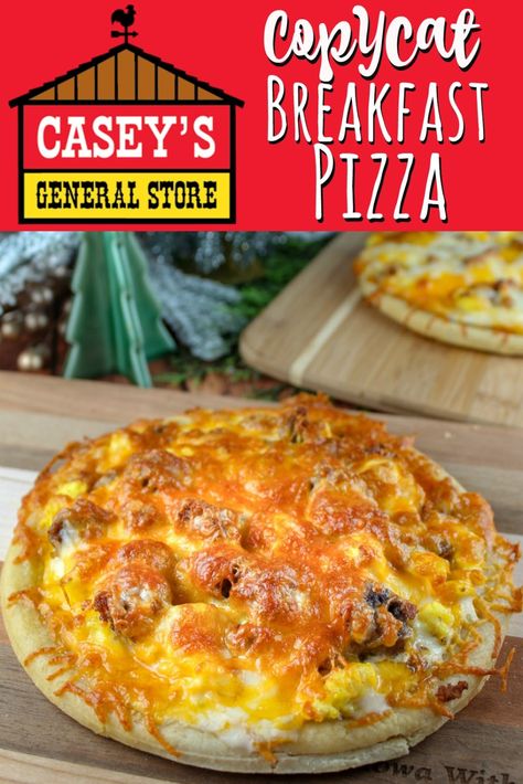 Caseys Breakfast Pizza, Egg Pizza Breakfast, Breakfast Pizza Recipe, Cooking Bacon, Bacon Breakfast, Breakfast Pizza, Breakfast Recipes Casserole, Breakfast Items, Breakfast Brunch Recipes