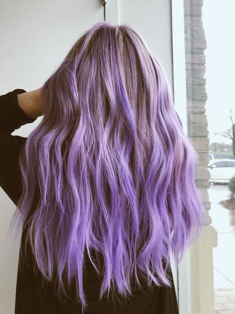 light Purple balayage Hair Blonde To Purple Balayage, Purple Balayage Blonde, Light Purple Balayage, Purple Balayage Hair, Summer Glowup, Birthday 22, Balayage Long Hair, Purple Balayage, Peekaboo Hair