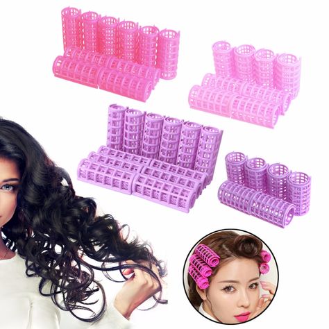 New 12PCS DIY Hair Salon Curlers Rollers Tool Soft Small Hairdressing Tools Diy Hair Salon, Hair Rollers Tutorial, Natural Looking Curls, Hair Curlers Rollers, Washing Your Hair, Hot Rollers Hair, Styling Iron, Cheap Hair Products, Beauty Makeup Tips