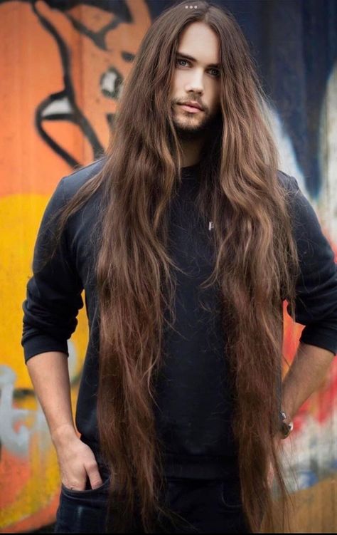 Haircuts For Really Long Hair, Really Long Hairstyles, Super Long Hairstyles, Man Hair Styles, Guys Haircuts, Long Hairstyles For Men, Long Hair Men, Long Hair Style, Long Hair Guys