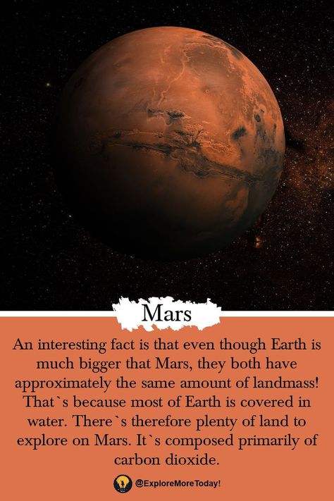 Amazing Facts About Mars Facts About Mars, Planet Facts, Mars Orbiter Mission, Mars Facts, Mars Project, Mars Planet, Astronomy Facts, Astrology Planets, Fact Of The Day