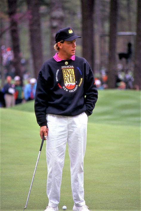 1993 Masters: Payne Stewart Golfer Outfit, Golf Style Men, Payne Stewart, Golf Swag, Golf Fits, Country Club Outfit, Mens Golf Fashion, Golf Pictures, Golf Inspiration