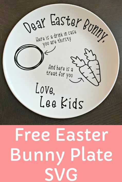 SVG Cut Files with different designs for Cricut and Silhouette Easter Cricket Projects, Easter Crafts Cricut Ideas, Diy Cricut Easter Projects, Easter Plates Diy, Easter Cricut Ideas To Sell, Easter Circuit Projects, Cricut Plate Ideas Vinyls, Easter Sublimation Ideas, Easter Craft Ideas To Sell