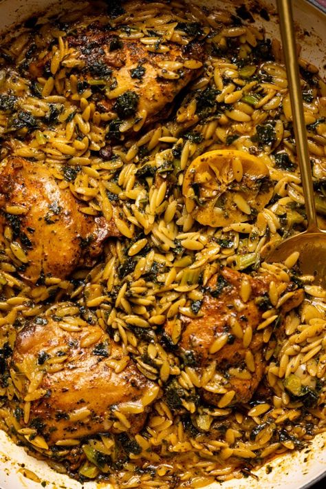 Cajun Chicken Orzo, Creamy Cajun Chicken, Simple Healthy Recipes, Homemade Cajun Seasoning, Chicken Orzo, One Skillet, Cajun Chicken, Dinner Inspiration, Cajun Recipes