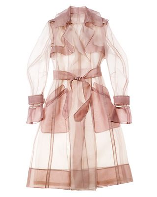 so delicate and pretty! Plastic Clothing, Facebook Giveaway, Nylon Dress, Brands Fashion, Silk Organza, Mode Inspo, Pink Silk, Looks Style, Mode Inspiration