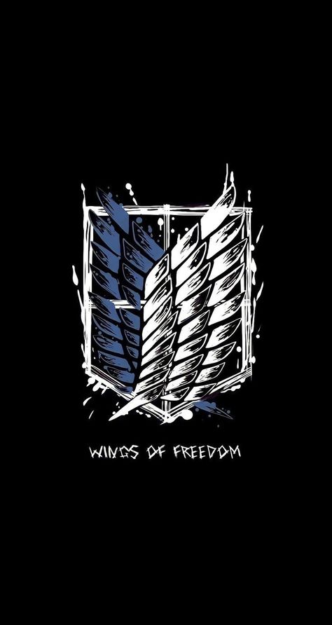 Attack On Titan Symbol, Doflamingo Wallpaper, Wings Of Freedom, Attack On Titan Tattoo, Aot Wallpaper, Arte Nerd, Anime Lock Screen, Attack On Titan Aesthetic, 1080p Anime Wallpaper