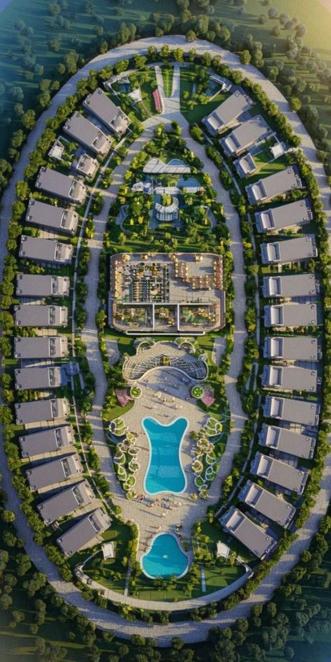 Resort Master Plan, Resort Design Plan, Resort Plan, Pool And Garden, Urban Design Concept, Urban Design Plan, Resort Architecture, Hotel Room Design, Resort Design