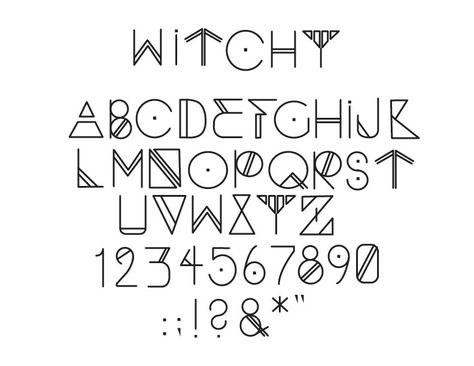 Witchy: A Typeface on Behance Hand Lettering Alphabet Fonts, Lettering Styles Alphabet, Bullet Journal Font, Bullet Journal Ideas Templates, Journal Fonts, Creating A Bullet Journal, Hand Lettering Fonts, Hand Lettering Alphabet, Bullet Journal Mood