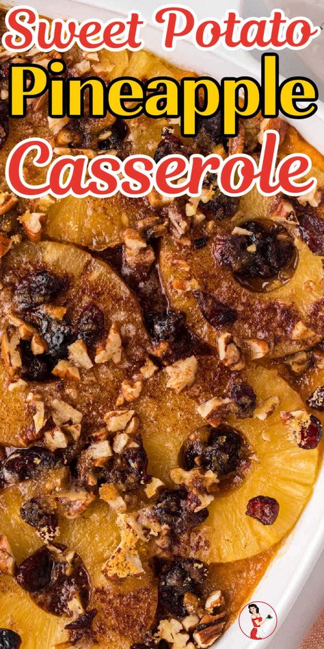 Sweet Potato And Pineapple Casserole, Sweet Potato Casserole With Pineapple And Pecans, Sweet Potato Pineapple Recipes, Chipotle Sweet Potatoes, Sweet Potato Pineapple Casserole, Sweet Potato Casserole With Pineapple, Sweet Potato Pineapple, Pineapple Casserole Recipe, Canned Sweet Potato Casserole