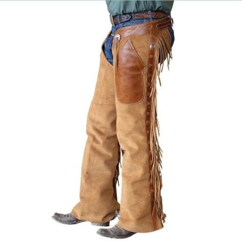 Cowboy Chaps, Western Chaps, Riding Chaps, Fringe Pants, Leather Chaps, Cowboy Pants, American Cowboy, Mountain Men, Cowboy Costume