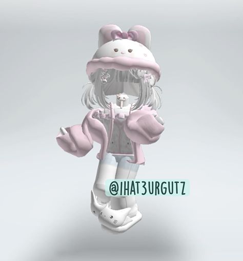 outfit made by me, feel free to take inspo just dont forget to give credit ✧･ﾟ: *✧･ﾟ🍮🎀 tags: roblox, kawaii, cutecore, creepycore, roblox fits, kawaiicore, pompompurin, sanrio, cute Cute Roblox Clothes, Roblox Cutecore Outfits, Sanrio Roblox Avatar, Roblox Plush, Roblox Avatar Ideas, Sanrio Outfits, Outfit Ideas Emo, Kawaii Valentine, Kawaii Cutecore