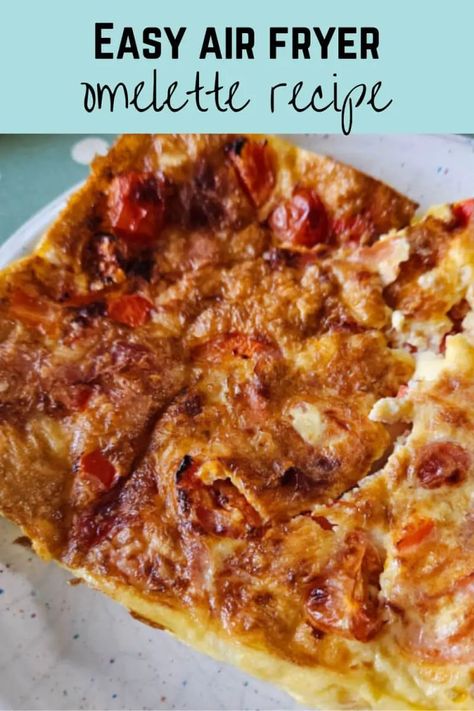 How to cook omelette in an air fryer How To Cook Omelette, Air Fryer Omelette, Cake Liner, Omelette Recipe, Working Mums, Grated Cheese, Just Cooking, Omelet, Green Salad