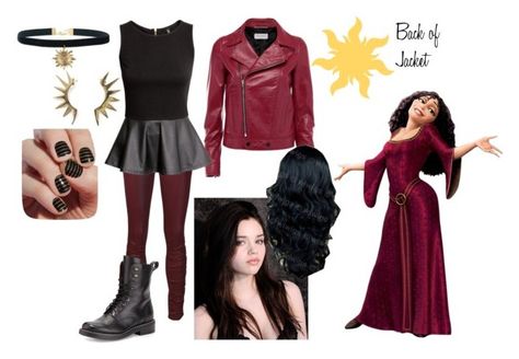 "Marissa, Daughter of Mother Gothel" by paisely099 ❤ liked on Polyvore Mother Gothel Daughter Descendants, Mother Gothel Inspired Outfits, Daughter Of Mother Gothel, Descendants Fashion, Tangled Disneybound, Descendants Outfits, Descendants Clothes, Descendants Oc, Descendants Dr