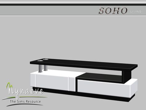 The Sims 4 Cc Tv Stand, The Sims 4 Tv Stand, Sims 4 Tv Stand, Sims 4 Cc Tv Stand, Sims 4 Tv Cc, Sims4 Furniture, White Tv Cabinet, Mod House, Ts4 Mods