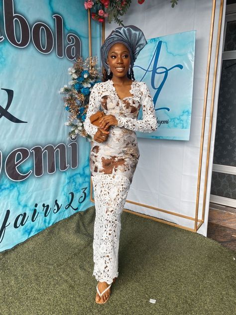 [CommissionsEarned] Asoebi Corset Brocade And Cord Lace Long Fitted Gown #cordlacegownstyles Cord Lace Short Gown Styles, Cord Lace Gown Styles Aso Ebi, Brocade Asoebi Styles, Brocade Asoebi, Latest Cord Lace Styles, Cord Lace Gown Styles, Lace Gown Styles Aso Ebi, Lace Short Gown Styles, Cord Lace Styles