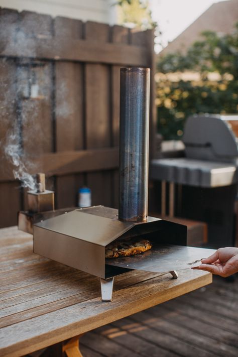 our ooni pizza oven | if you're considering an outdoor pizza oven, look no further than the ooni pizza oven (formerly, uuni!)! pizza nights with our ooni 3 are an EASY, fun meal! #outdoorpizzaoven #grilledpizza #pizzaoven Homemade Pizza Oven, Ooni Pizza Oven, Best Outdoor Pizza Oven, Ooni Pizza, Pizza Oven Recipes, Fire Pit Pizza, Oven Diy, Portable Pizza Oven, Review Tips