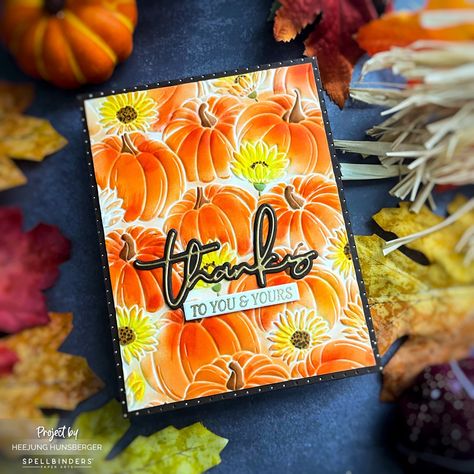 Spellbinders-September’s 3D EOM & BPOM Club - H MADE BOUTIQUE 3d Embossing Folders, Orange Shades, Holiday Stamping, Seal Gifts, Interactive Cards, 3d Cards, Card Kits, Embossing Folders, Card Tutorials