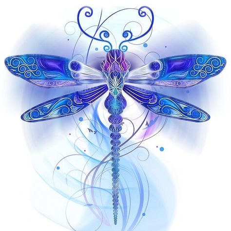 Dragonfly Wallpaper, Dragonfly Artwork, Dragonfly Images, Dragonfly Painting, Dragonfly Tattoo Design, Diamond Drawing, Blue Dragonfly, Dragonfly Art, Dragonfly Tattoo