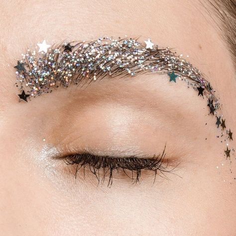 Coachella Make-up, Glitter Brows, Coachella Makeup, Eve Makeup, New Year's Makeup, New Years Eve Makeup, Festival Makeup, Glitter Makeup, Eye Make