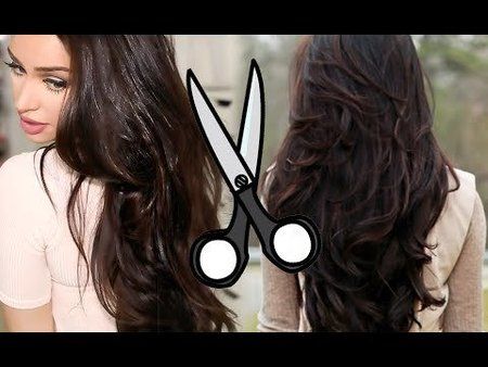 How #CarliBybel Cuts Her Own Layers At Home! #FullTutorial #hairtutorial Cut Own Hair, Cut Layers, Carli Bybel, How To Cut Your Own Hair, Diy Haircut, How To Cut Bangs, Long Layered Haircuts, Short Hair Tutorial, Nails 2020