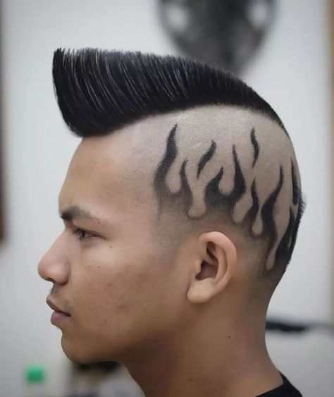 Punk Hairstyles For Men, Punk Haircuts, Punk Haircut, Hair Tattoo Designs, Punk Hairstyles, Dyed Hair Men, V Hair, Popular Mens Hairstyles, Punk Looks