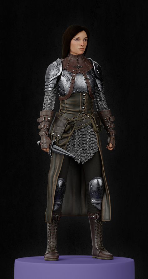 Ciri Armor, Celtic Armor, Medieval Shows, Medieval Female, Medieval Props, Medieval Outfit, Chainmail Armor, Armor Shoes, Medieval Cosplay