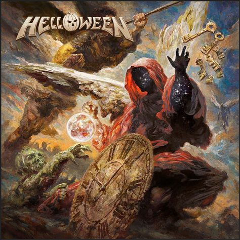 HELLOWEEN - Announce "United Forces Tour 2022" With HammerFall! Metal Artworks, Arte Heavy Metal, Helloween Wallpaper, Amon Amarth, Bruce Dickinson, Power Metal, Skyfall, Horror Music, Thrash Metal