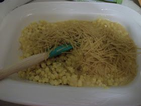 FoodThoughtsOfaChefWannabe: Spaghetti Corn Dinner Recipes Using Velveeta Cheese, Spaghetti Corn Casserole Velveeta, Velveeta Spaghetti, Velveeta Vegetable Casserole, Spaghetti Corn Casserole, Cheesy Chicken Spaghetti Velveeta, Spaghetti Corn, Corn Casserole Crockpot, Cheese Product