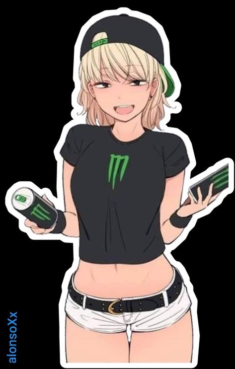 Monster Energy Girl, Energy Monster, Monster Energy Girls, Monster Energy Drink, Triumph Motorcycles, Monster Can, Human Art, Monster Energy, Monster Girl